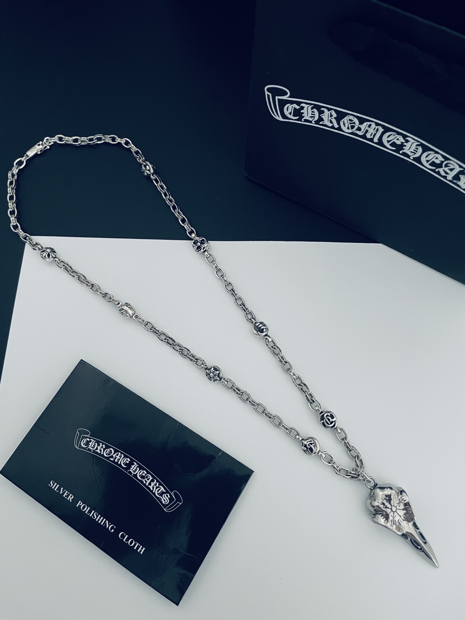 【CHROME HEARTS】クロムハーツ、新しいネックレス万能シンプルファッションオーナメント-BRAND OFF