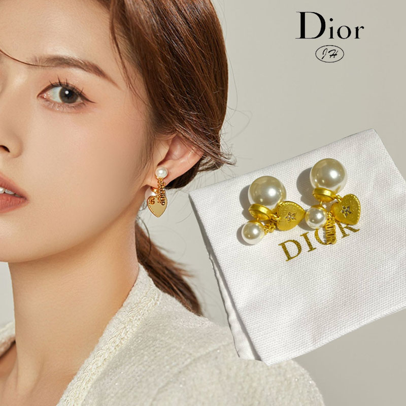 DIOR (ディオール) パール ピアス-BRAND OFF