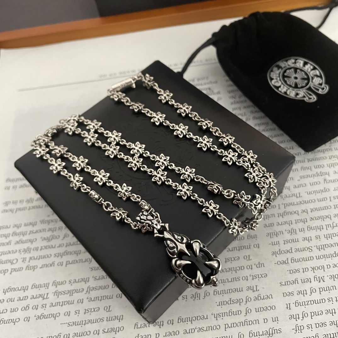 【CHROME HEARTS】ネックレス、新しいネックレス万能シンプルファッションオーナメント-BRAND OFF