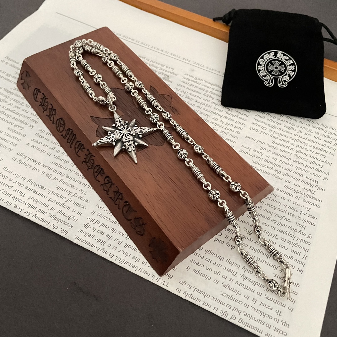 【CHROME HEARTS】ネックレス、新しいネックレス万能シンプルファッションオーナメント-BRAND OFF