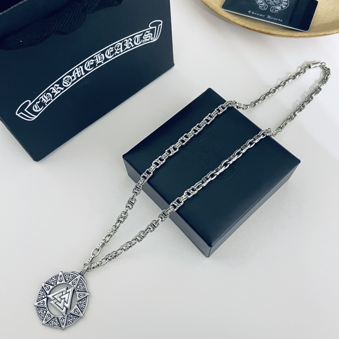 【CHROME HEARTS 】ネックレス、新しいネックレス万能シンプルファッションオーナメント-BRAND OFF