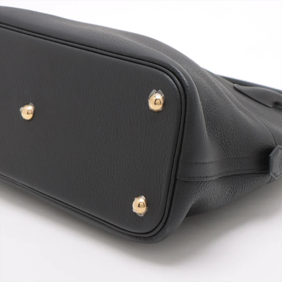 HERMES エルメス ボリード31 トリヨンクレマンス ブラック ゴールド金具-BRAND OFF
