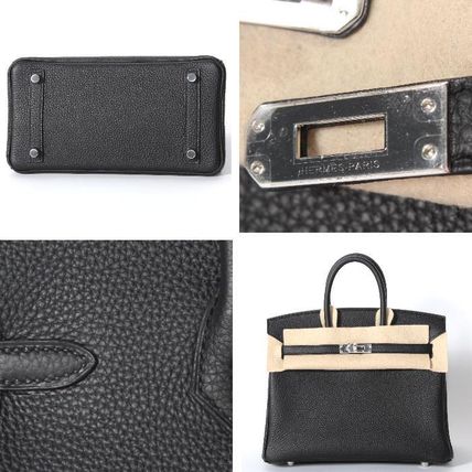 HERMES エルメス バーキン 25cm トゴ ブラック シルバー金具-BRAND OFF