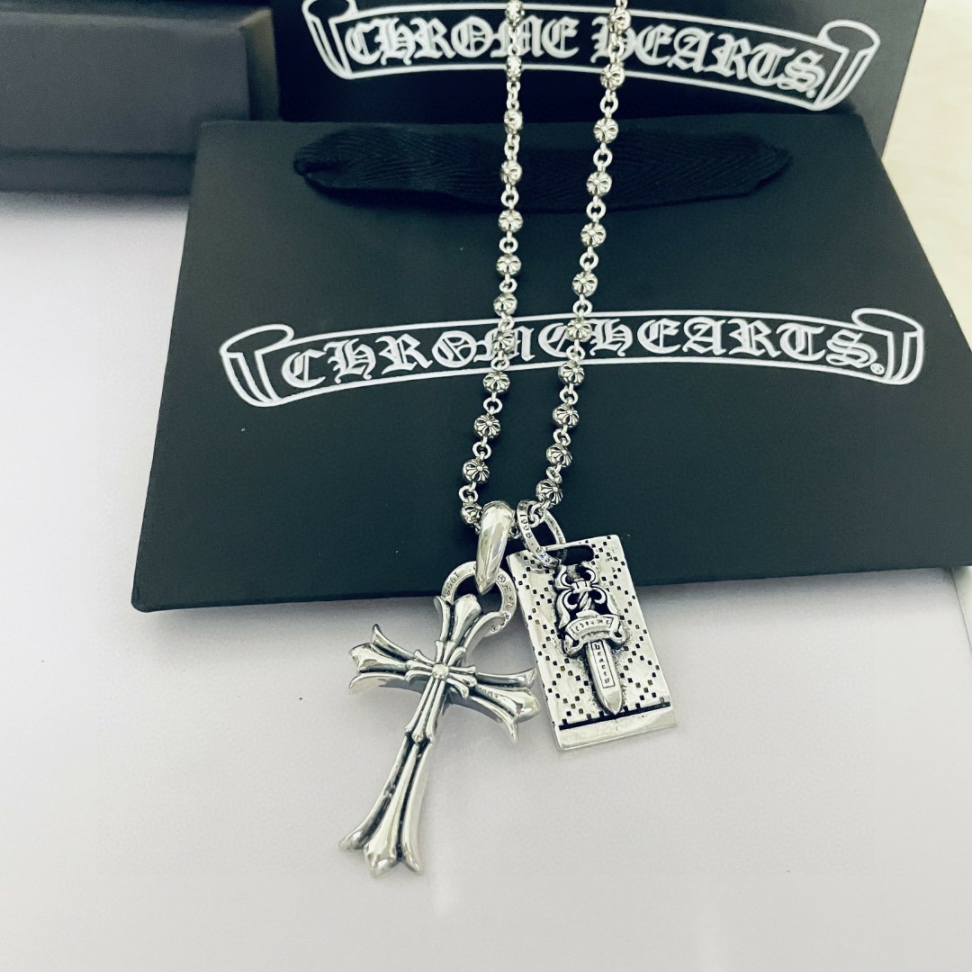 【CHROME HEARTS】ネックレス、新しいネックレス万能シンプルファッションオーナメント-BRAND OFF