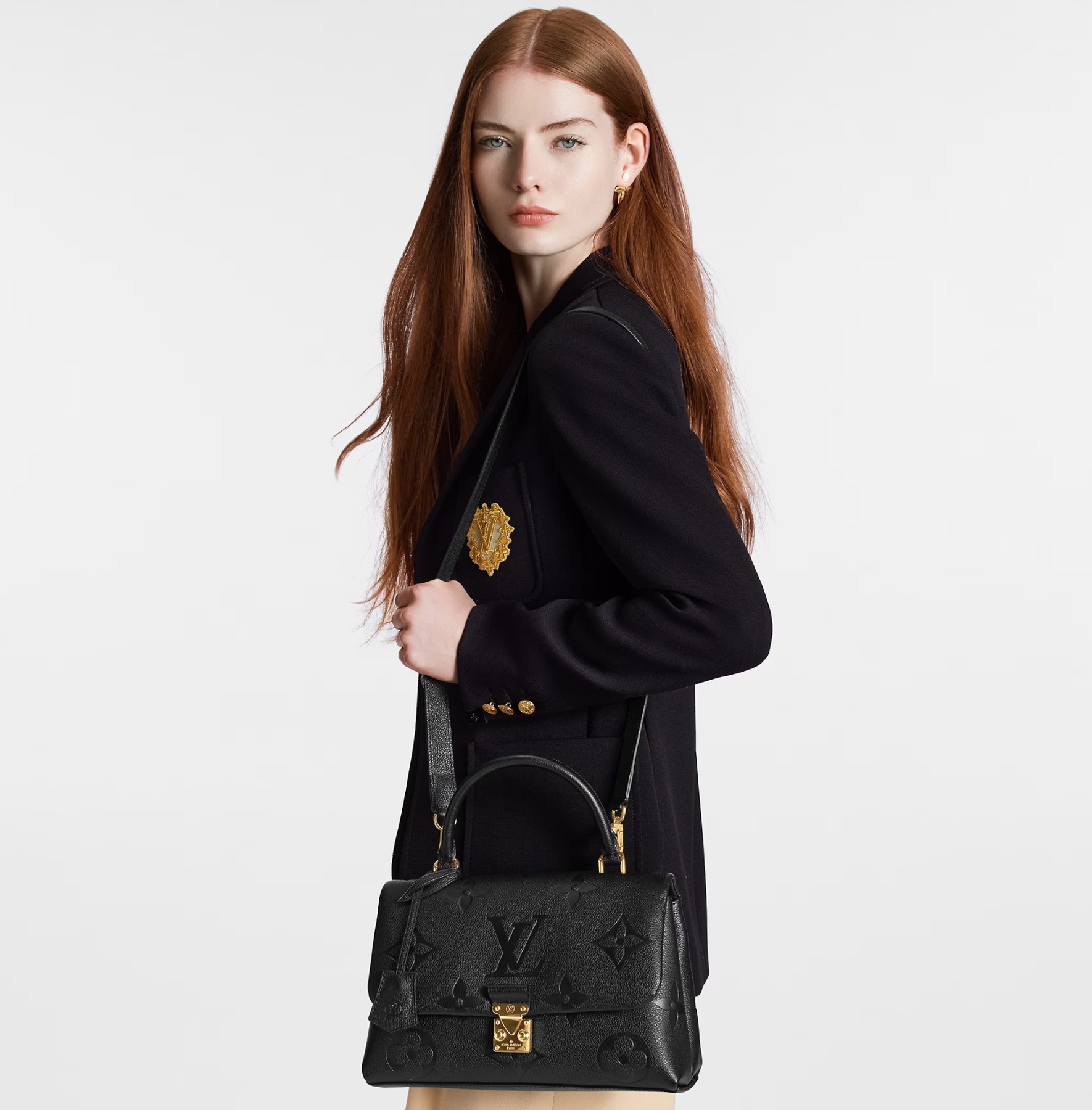 NEW*LOUISVUITTON*マドレーヌMM グレインレザーショルダーバッグ-BRAND OFF