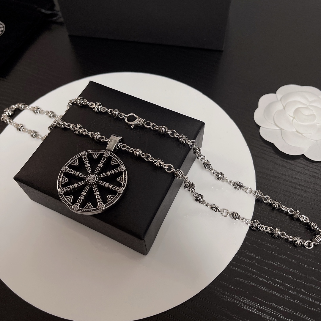 【CHROME HEARTS】ネックレス、新しいネックレス万能シンプルファッションオーナメント-BRAND OFF