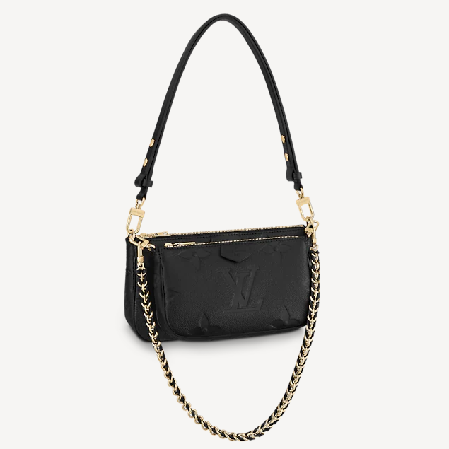 LOUIS VUITTON ルイヴィトン ミュルティ・ポシェット・アクセソワール モノグラム・アンプラント / ノワール M80399-BRAND OFF