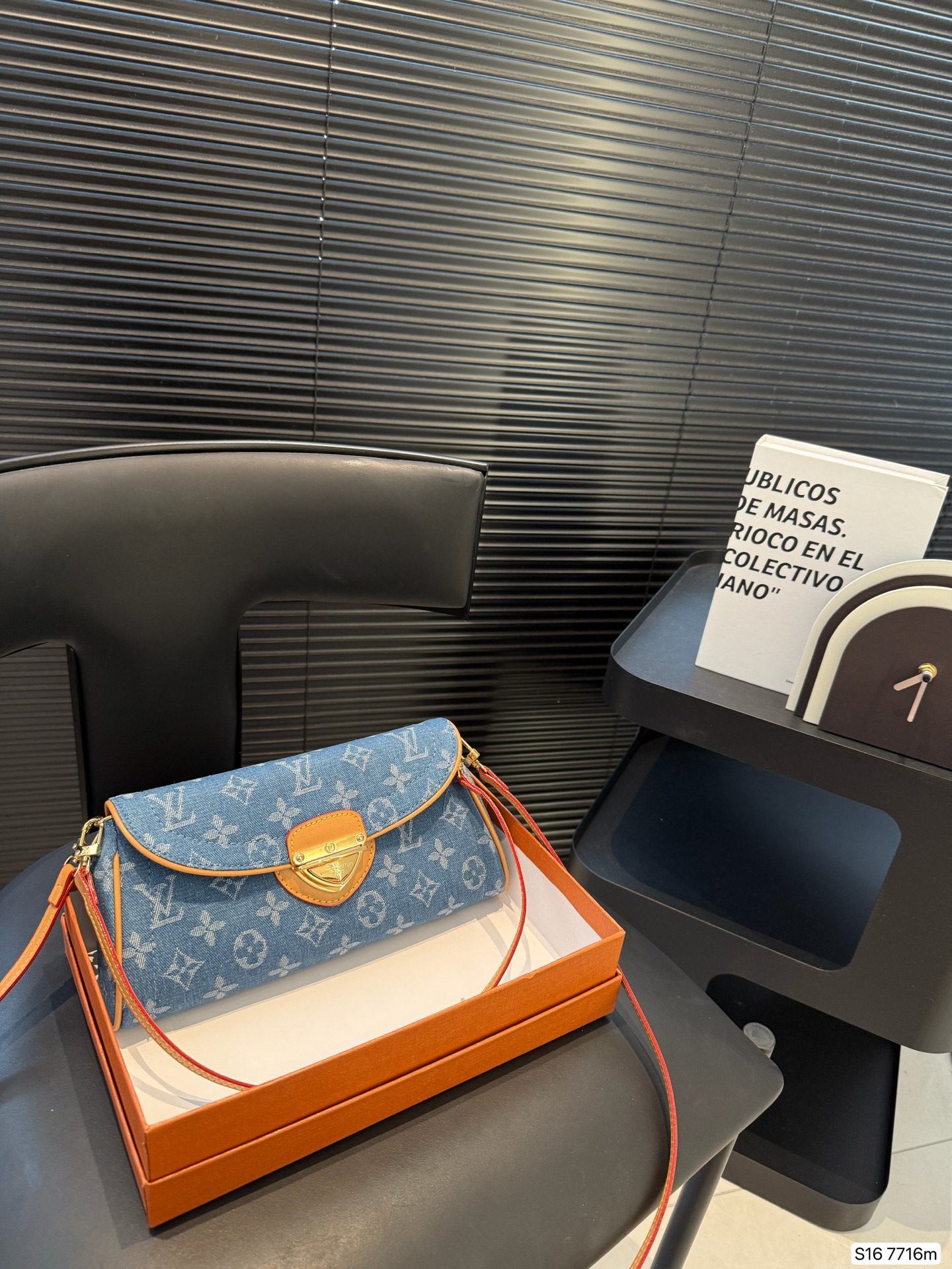 【LOUIS VUITTON公式旗艦店】ルイヴィトン デニムのショルダーバッグ 7716-BRAND OFF