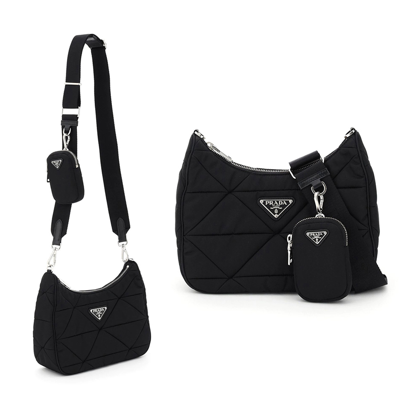 ☆PRADA プラダ パデッドナイロン ショルダーバッグ-BRAND OFF