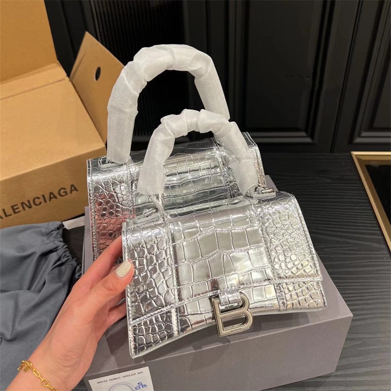 BALENCIAGA HOURGLASS スモールハンドバッグ2色-BRAND OFF