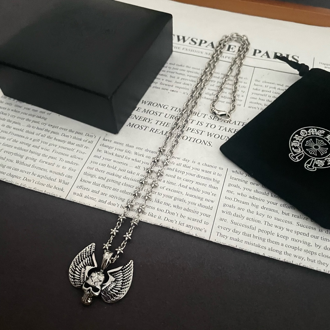 【CHROME HEARTS】ネックレス、新しいネックレス万能シンプルファッションオーナメント-BRAND OFF