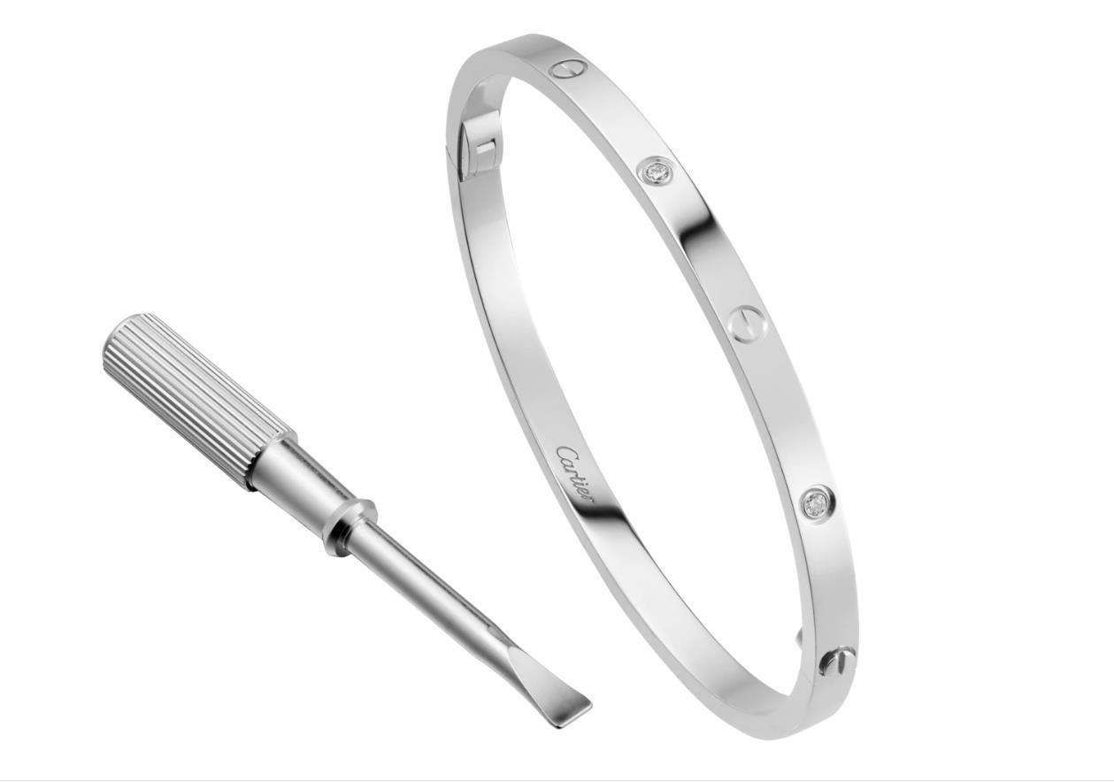 【2026】【Cartier】カルティエ LOVE BRACELET, SMALL MODEL, 6 DIAMONDS ブレスレット、SM、ダイヤモンド6個-BRAND OFF