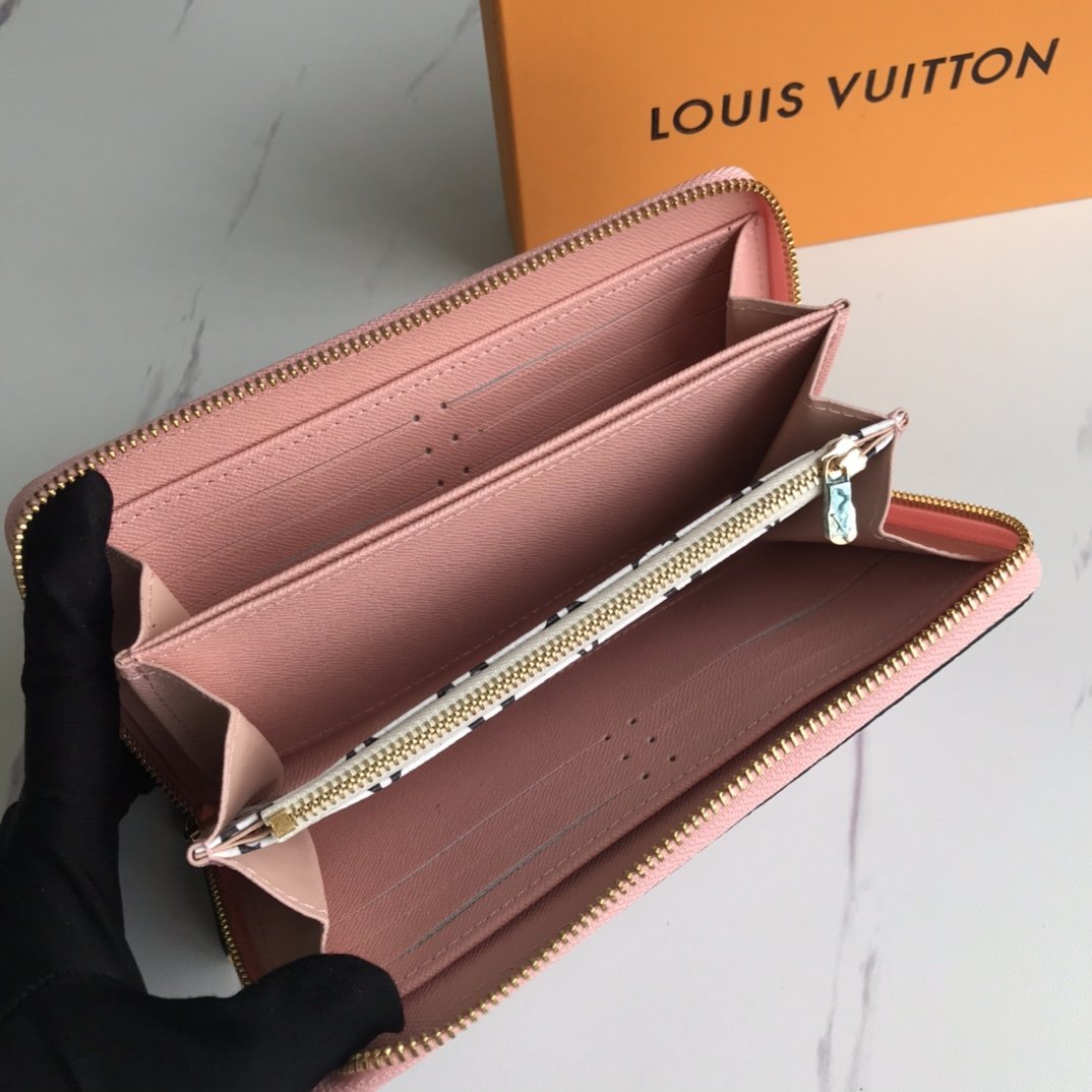 財布 19 x 10cm Zippy M60017 Louis Vuitton-BRAND OFF
