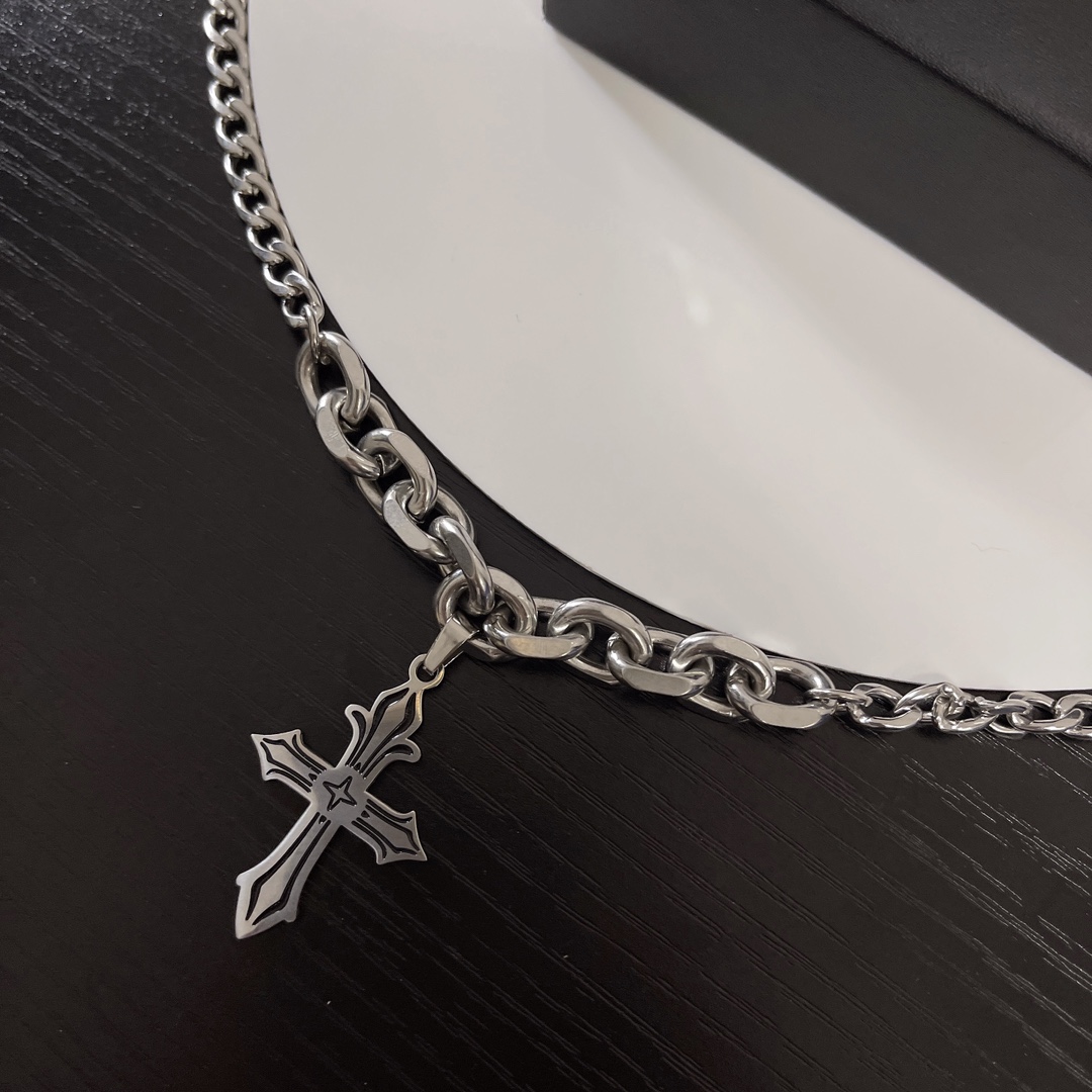 【Chrome Hearts】ネックレス、新しいネックレス万能シンプルファッションオーナメント-BRAND OFF
