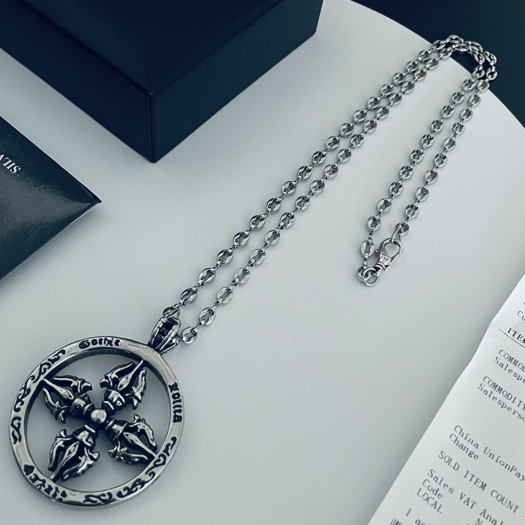 【CHROME HEARTS】ネックレス、新しいネックレス万能シンプルファッションオーナメント-BRAND OFF