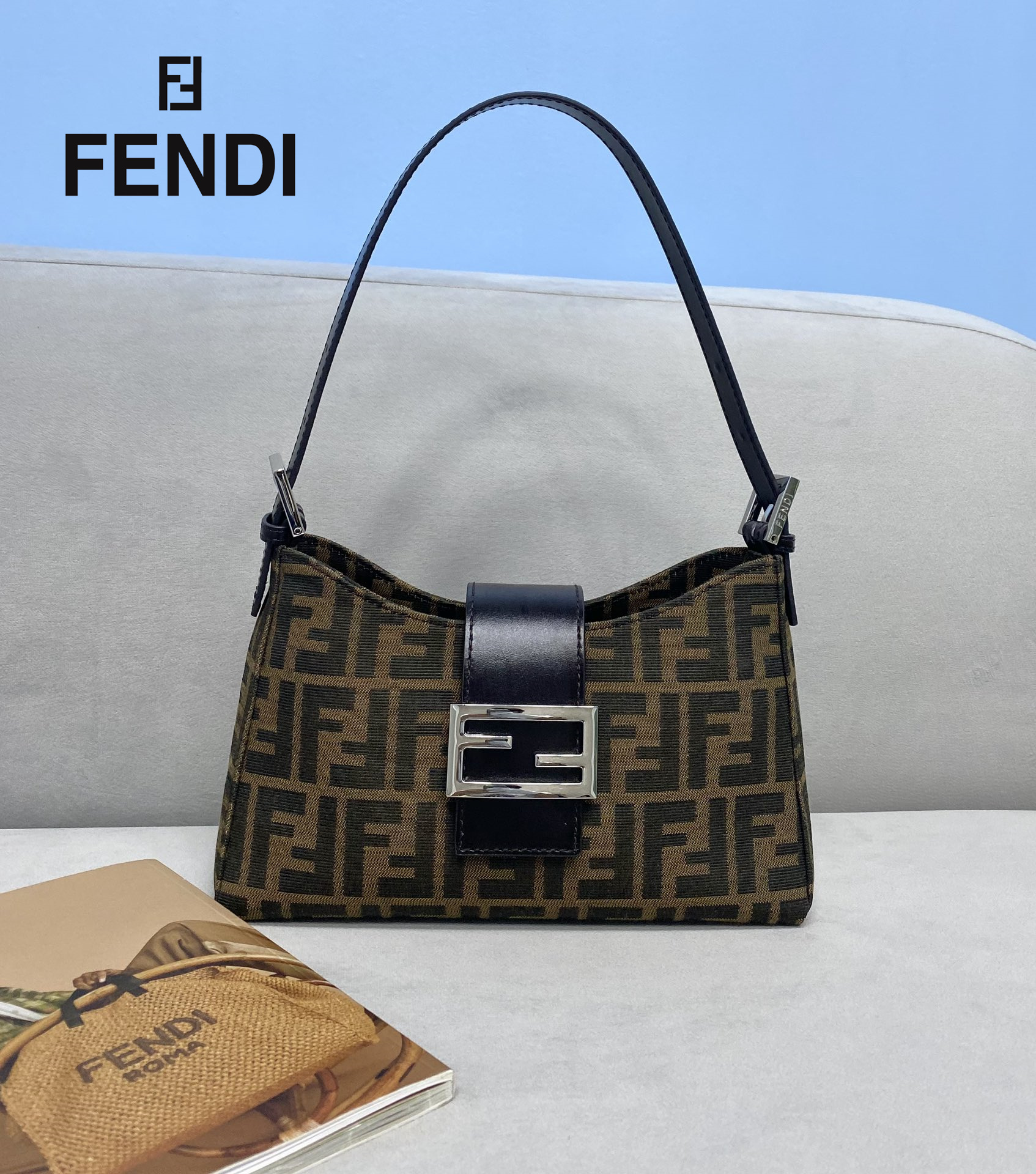 【FENDI公式 旗艦店】 フェンディ ハンドバッグ 当日出荷 好評に付き再入荷！50*31*16CM-BRAND OFF