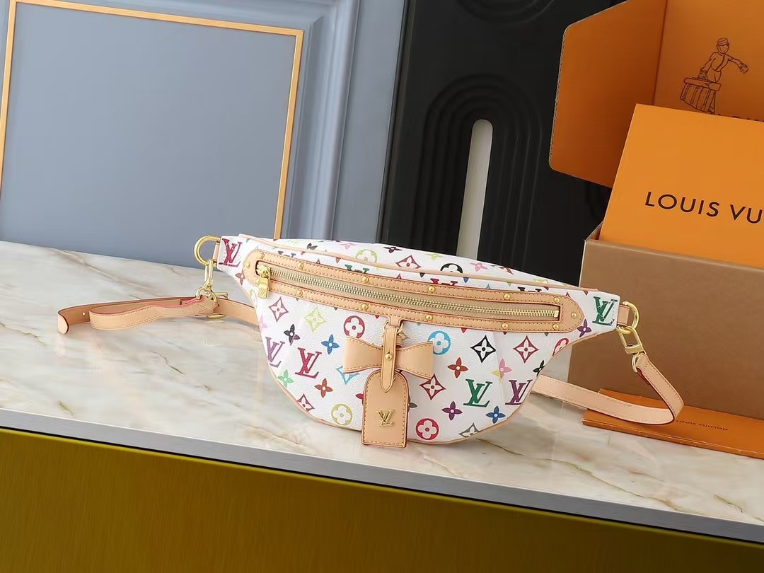 【LOUIS VUITTON旗艦店】ルイ・ヴィトン  HIGH RISE LVウエストバッグ M13660-BRAND OFF