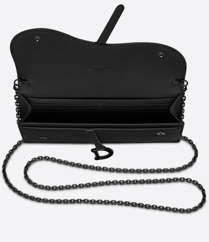 ♯注目【CHRISTIAN DIOR】今旬のウルトラマット☆SADDLE WALLET-BRAND OFF