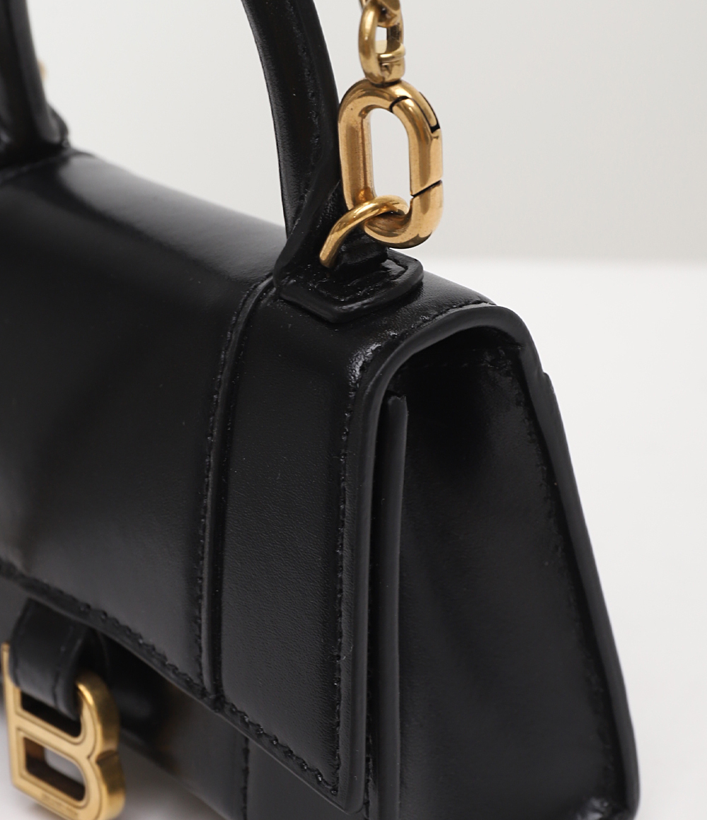 ☆BALENCIAGA HOURGLASS ミニ TOP HANDLE バッグ-BRAND OFF