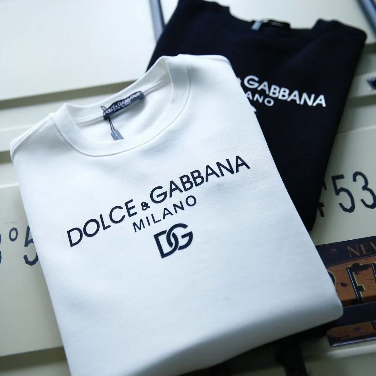 【Dolce&Gabbana旗艦店】 トレーナー 長袖 男女兼用 ご好評に付き再入荷！-BRAND OFF