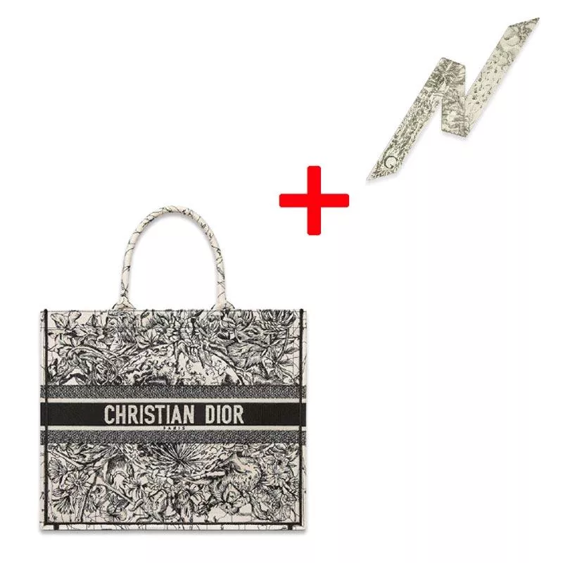 DIOR BOOK TOTE DIOR ZODIAC エンブロイダリー-BRAND OFF