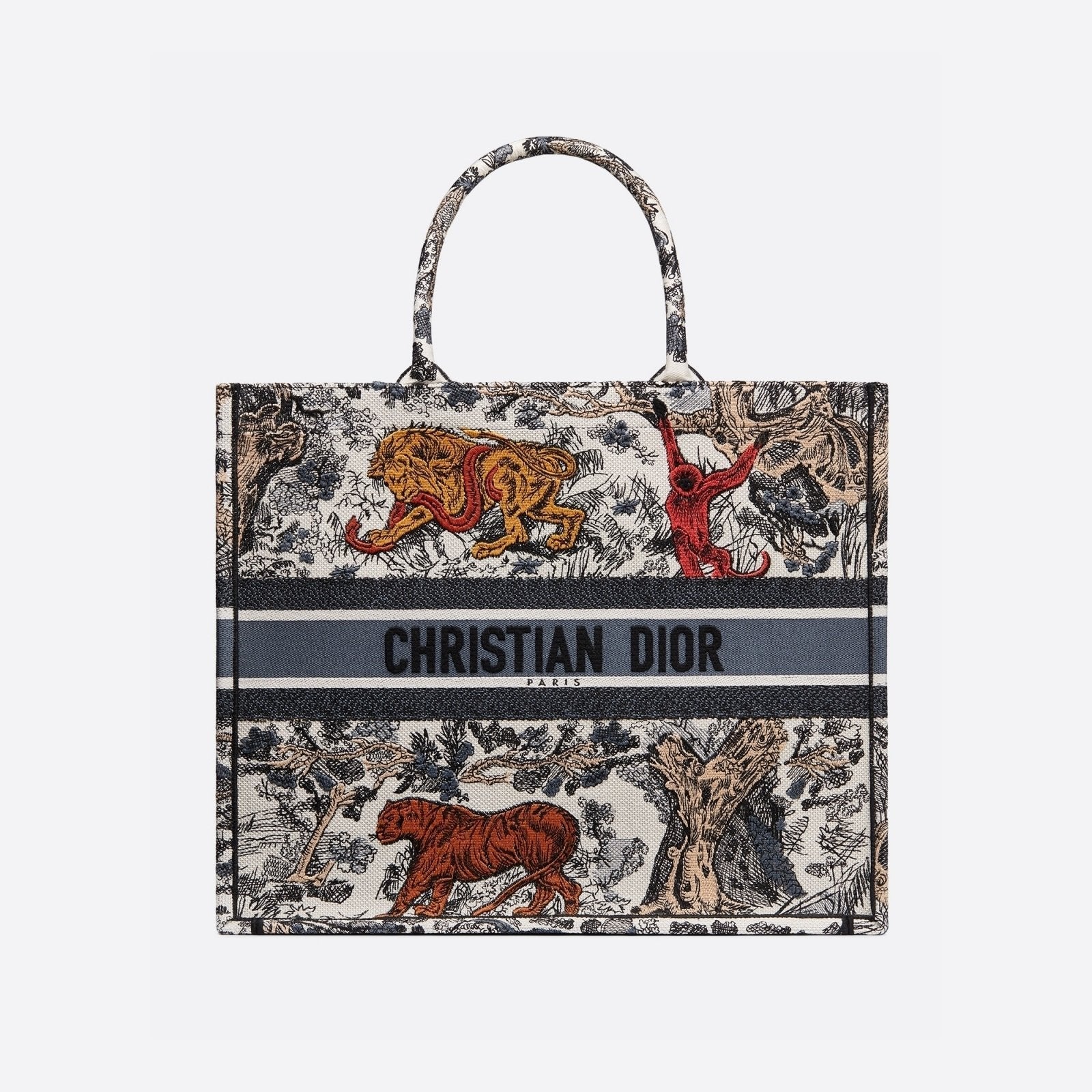 【DIOR】入手困難！セレブ芸能人御用達?ロゴ アニマル 刺繍 バッグ トート 選べる4色-BRAND OFF