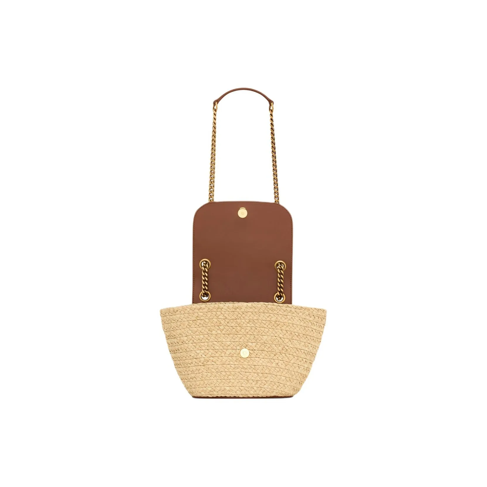 【SAINT LAURENT旗艦店】サンローラン わら編みバッグ 23*6*12CM-BRAND OFF