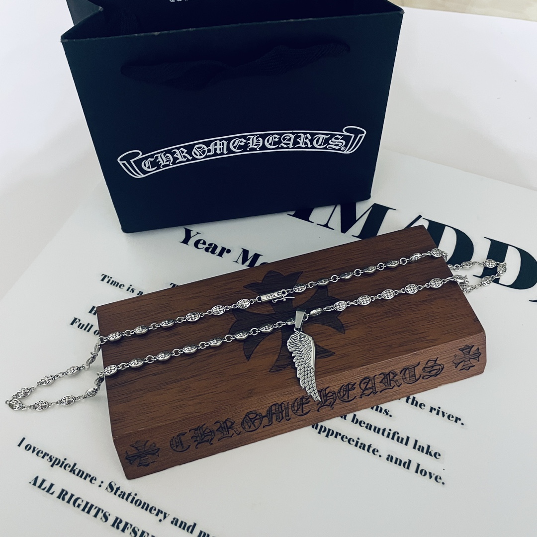 【CHROME HEARTS】ネックレス、新しいネックレス万能シンプルファッションオーナメント-BRAND OFF