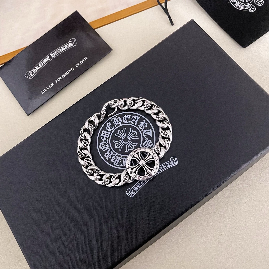 【CHROME HEARTS】ブレスレット、ファッションシンプルなスタイル-BRAND OFF