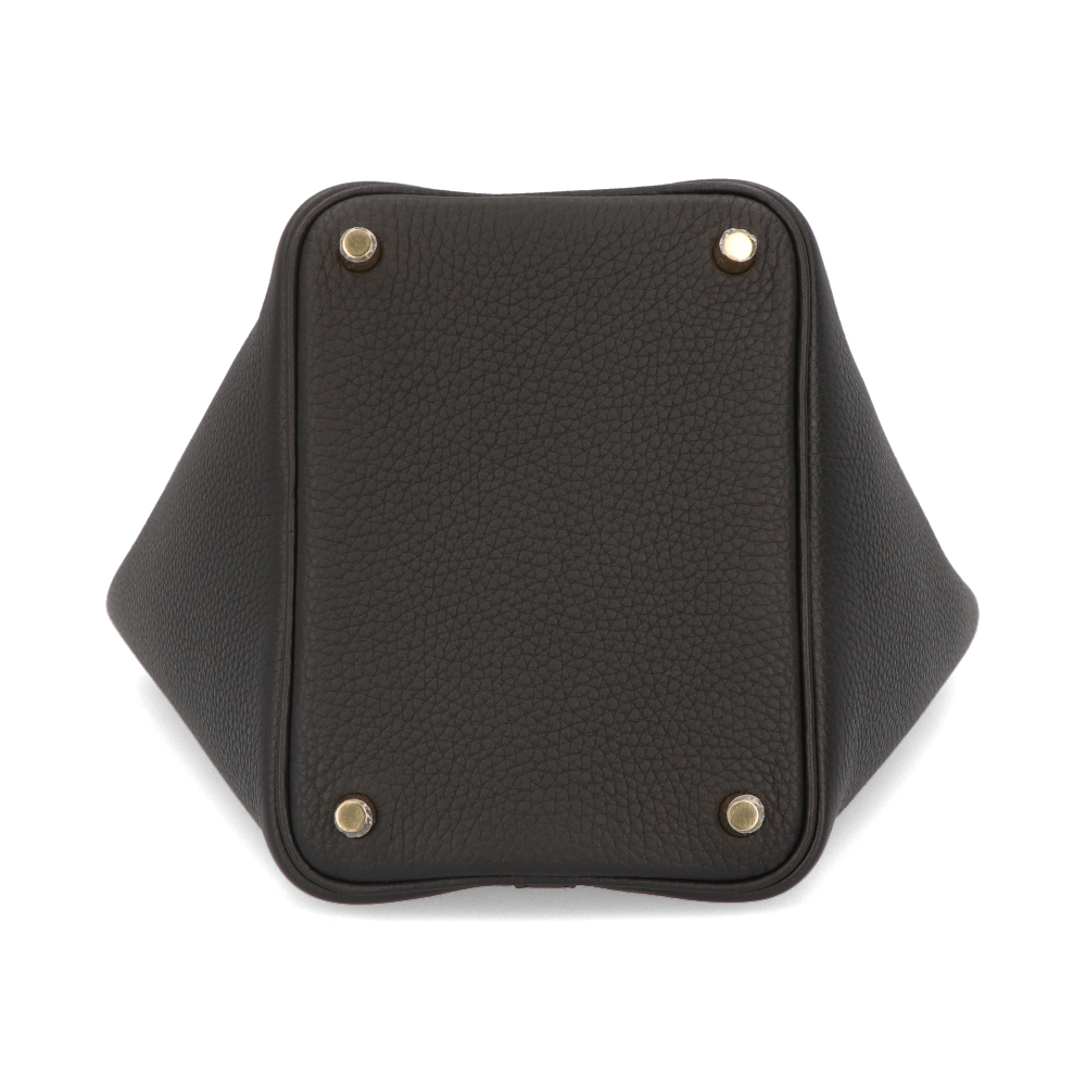 HERMES エルメス ピコタン PM ブラック トリヨン 18*18*13CM-BRAND OFF