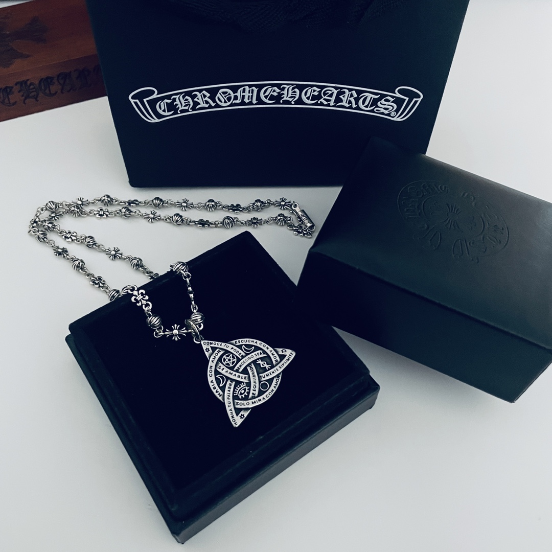 【CHROME HEARTS 】ネックレス、新しいネックレス万能シンプルファッションオーナメント-BRAND OFF