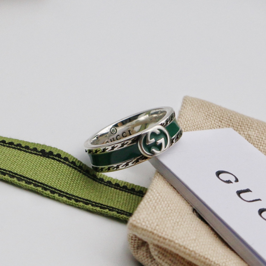 GUCCI  インターロッキングG リング-BRAND OFF