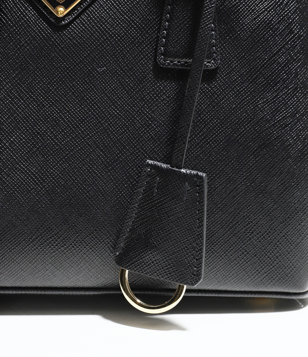 ☆PRADA ガレリア サフィアーノレザー ミニバッグ-BRAND OFF