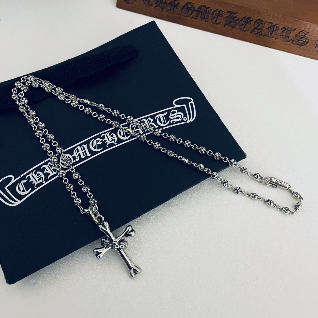 【CHROME HEARTS 】ネックレス、新しいネックレス万能シンプルファッションオーナメント-BRAND OFF
