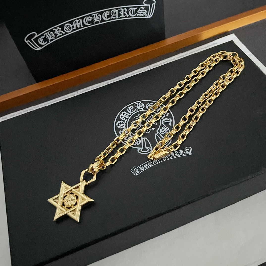 【CHROME HEARTS】ネックレス、新しいネックレス万能シンプルファッションオーナメント-BRAND OFF