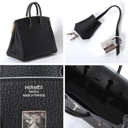 HERMES エルメス バーキン 25cm トゴ ブラック シルバー金具-BRAND OFF