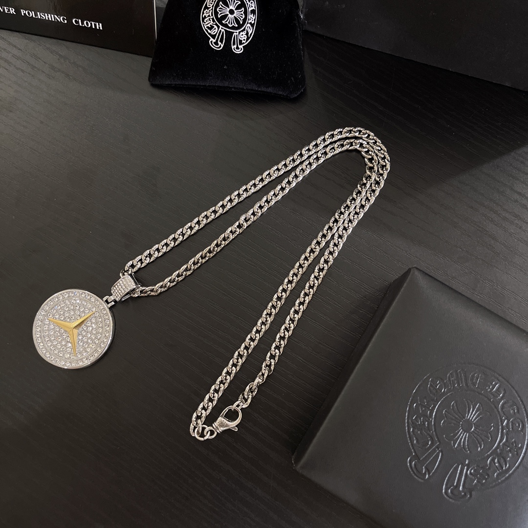【CHROME HEARTS】ネックレス、新しいネックレス万能シンプルファッションオーナメント-BRAND OFF
