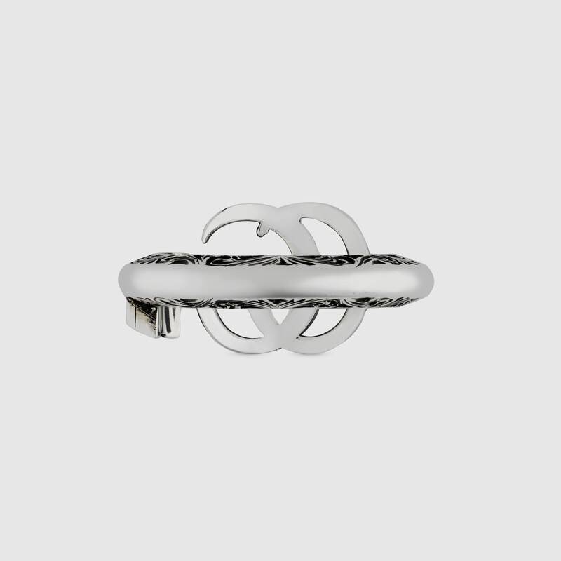 GUCCI エナメル インターロッキングG ブレスレット-BRAND OFF