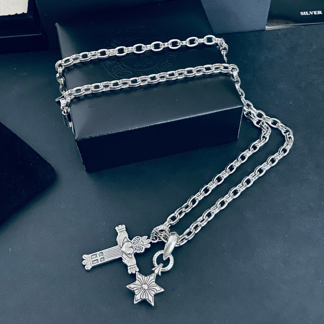 【CHROME HEARTS】ネックレス、新しいネックレス万能シンプルファッションオーナメント-BRAND OFF