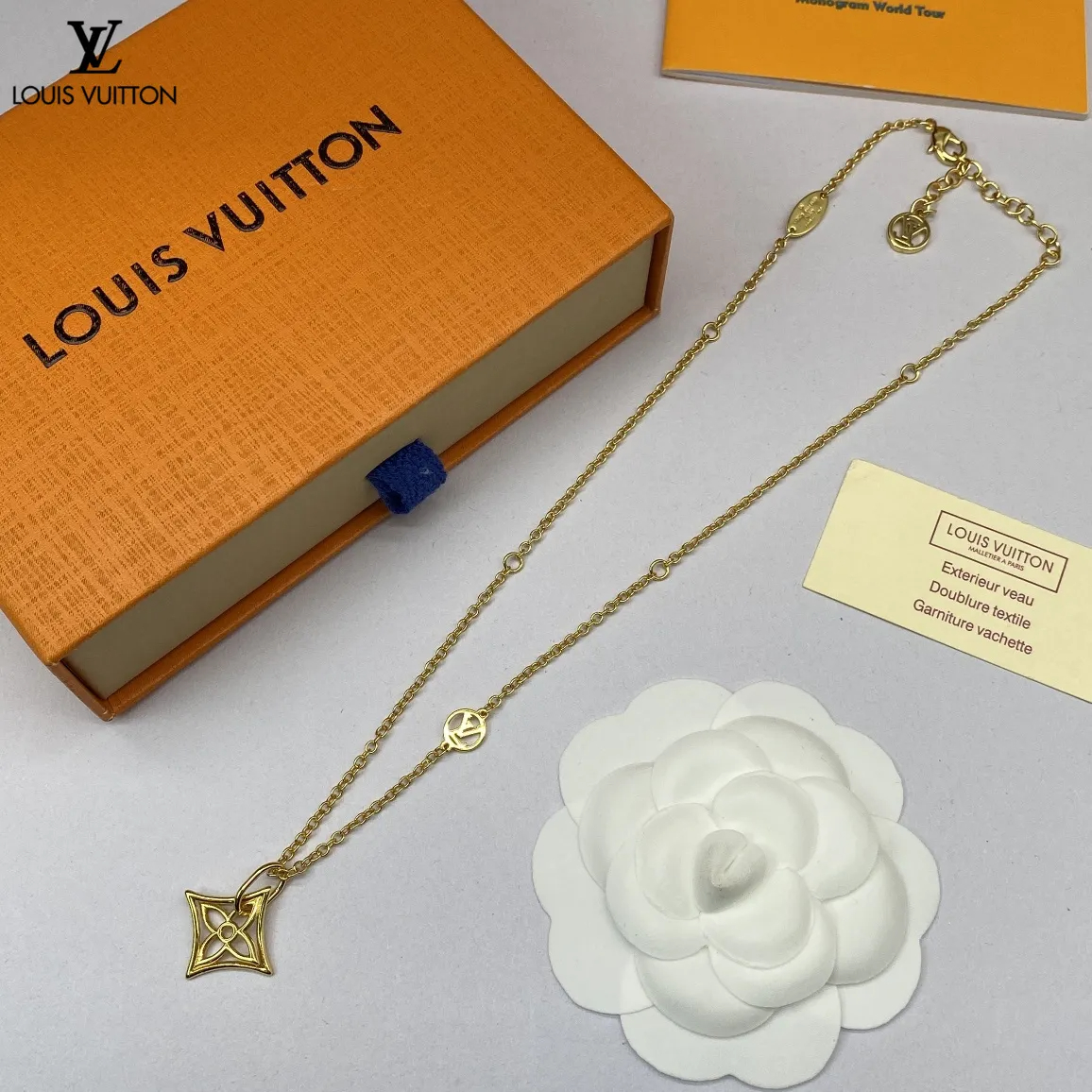 【LOUIS VUITTON】ネックレス、新しいネックレス万能シンプルファッションオーナメント-BRAND OFF
