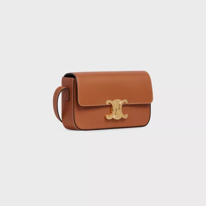 トリオンフ ショルダーバッグ / ナチュラルカーフスキン-BRAND OFF