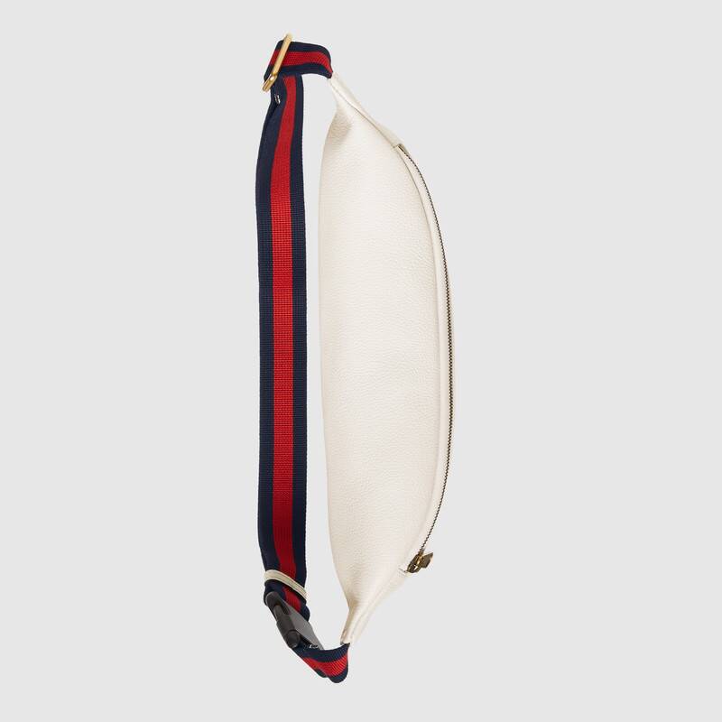 GUCCI(グッチ) 〔グッチ プリント〕レザー ベルトバッグ ‎ホワイト-BRAND OFF