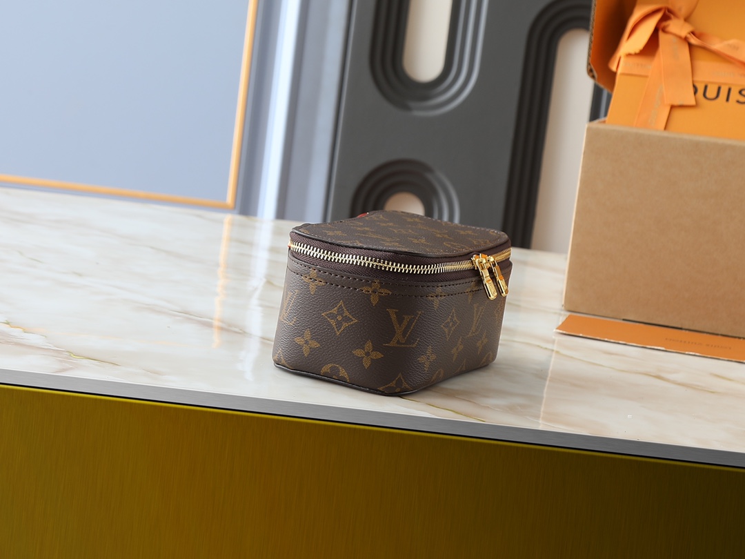 LOUIS VUITTON ルイヴィトン M43688 収納ボックス 化粧ポーチ-BRAND OFF