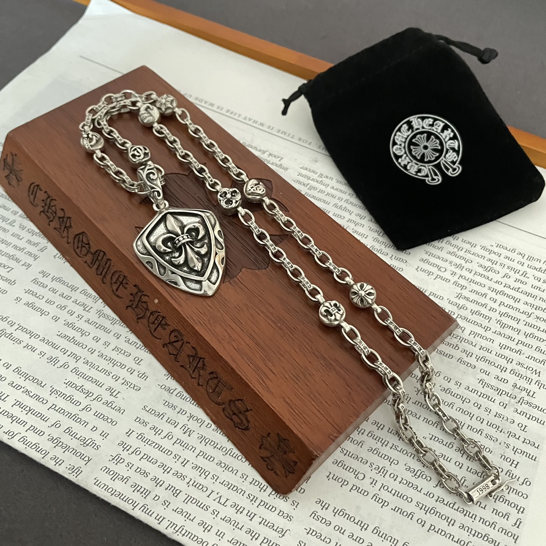 【CHROME HEARTS】ネックレス、新しいネックレス万能シンプルファッションオーナメント-BRAND OFF