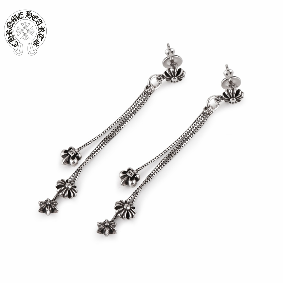 【2026】【CHROME HEARTS】 クロムハーツ  ファッションスタイルのイヤリング-BRAND OFF