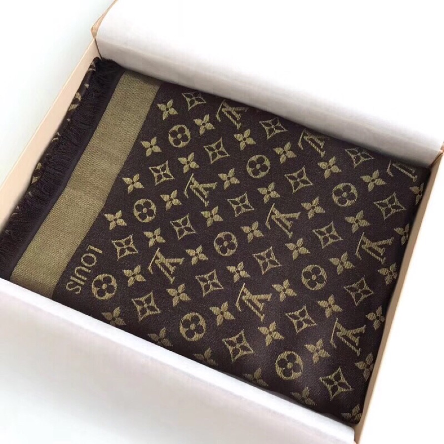 【2026】【LV Louis Vuitton ルイ·ヴィトン】オートクチュール ファッション トランジショナル カラー ロング ビアード スカーフ 140*140CM-BRAND OFF