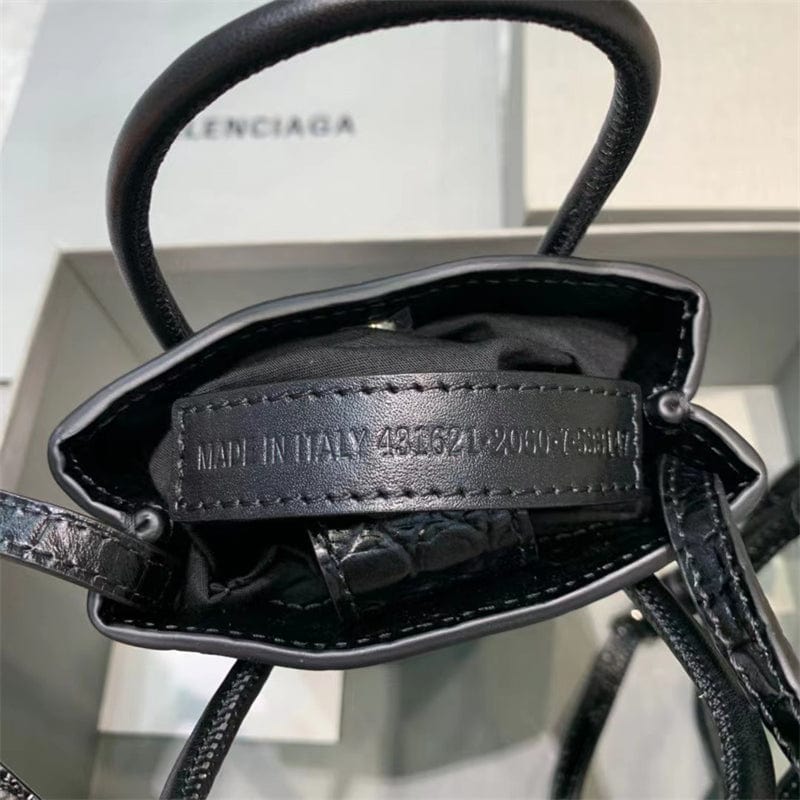 バレンシアガ クロコダイル ショルダーポーチShopping Phone Holder バッグ-BRAND OFF