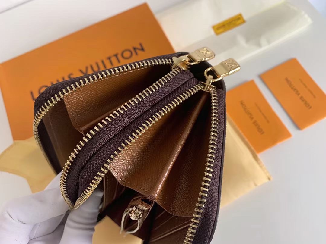 LOUIS VUITTON（ルイヴィトン）二重ファスナー 財布 19x10x4CM-BRAND OFF