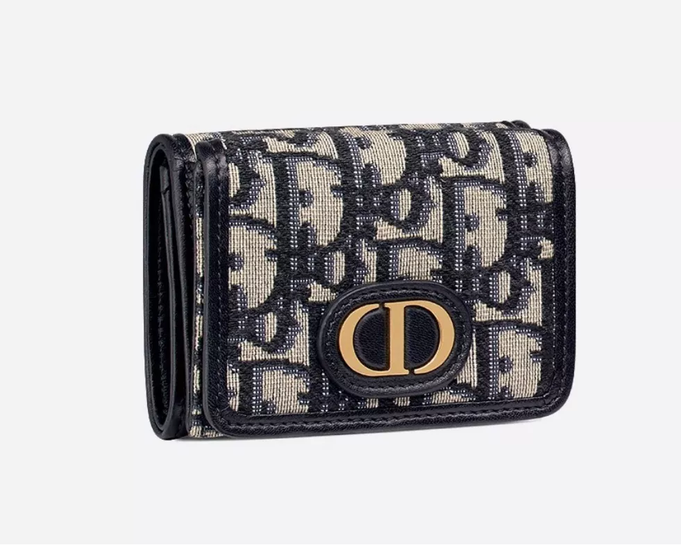 【DIOR】ディオール オブリーク 30 MONTAIGNE コンパクト財布-BRAND OFF