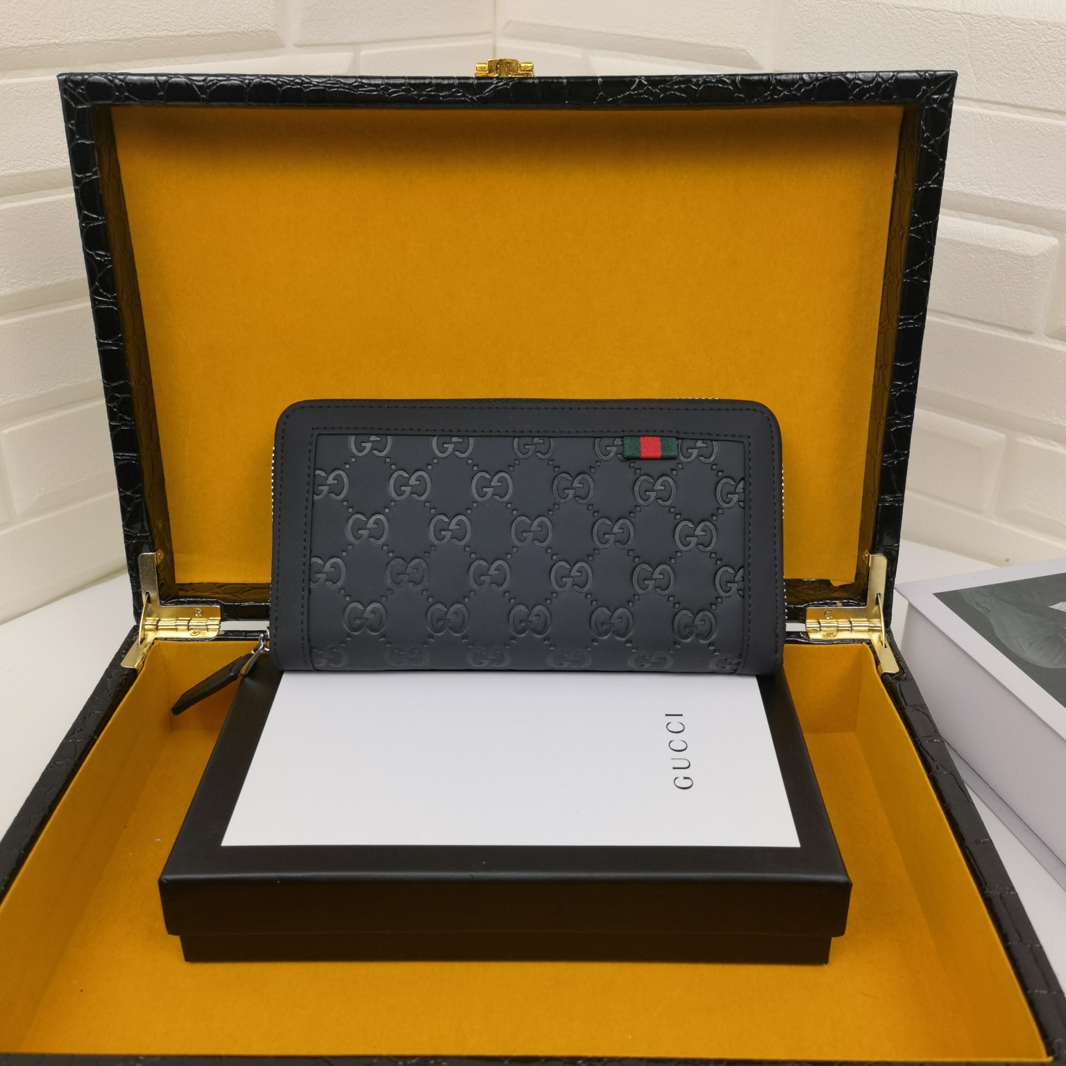 GUCCI グッチ/ インターロッキングG 二つ折り 長財布-BRAND OFF